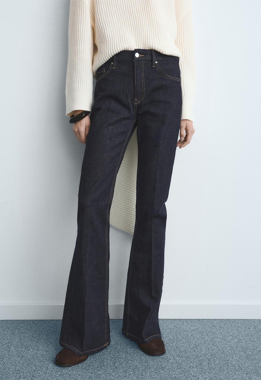 MANGO - Jeans violeta - open blue