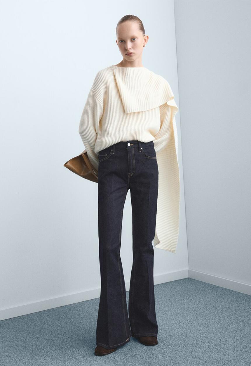 MANGO - Jeans violeta - open blue