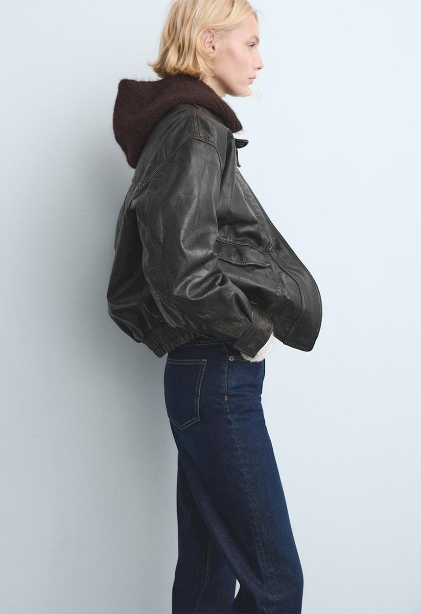 MANGO - Jeans mom2000 - denim blue
