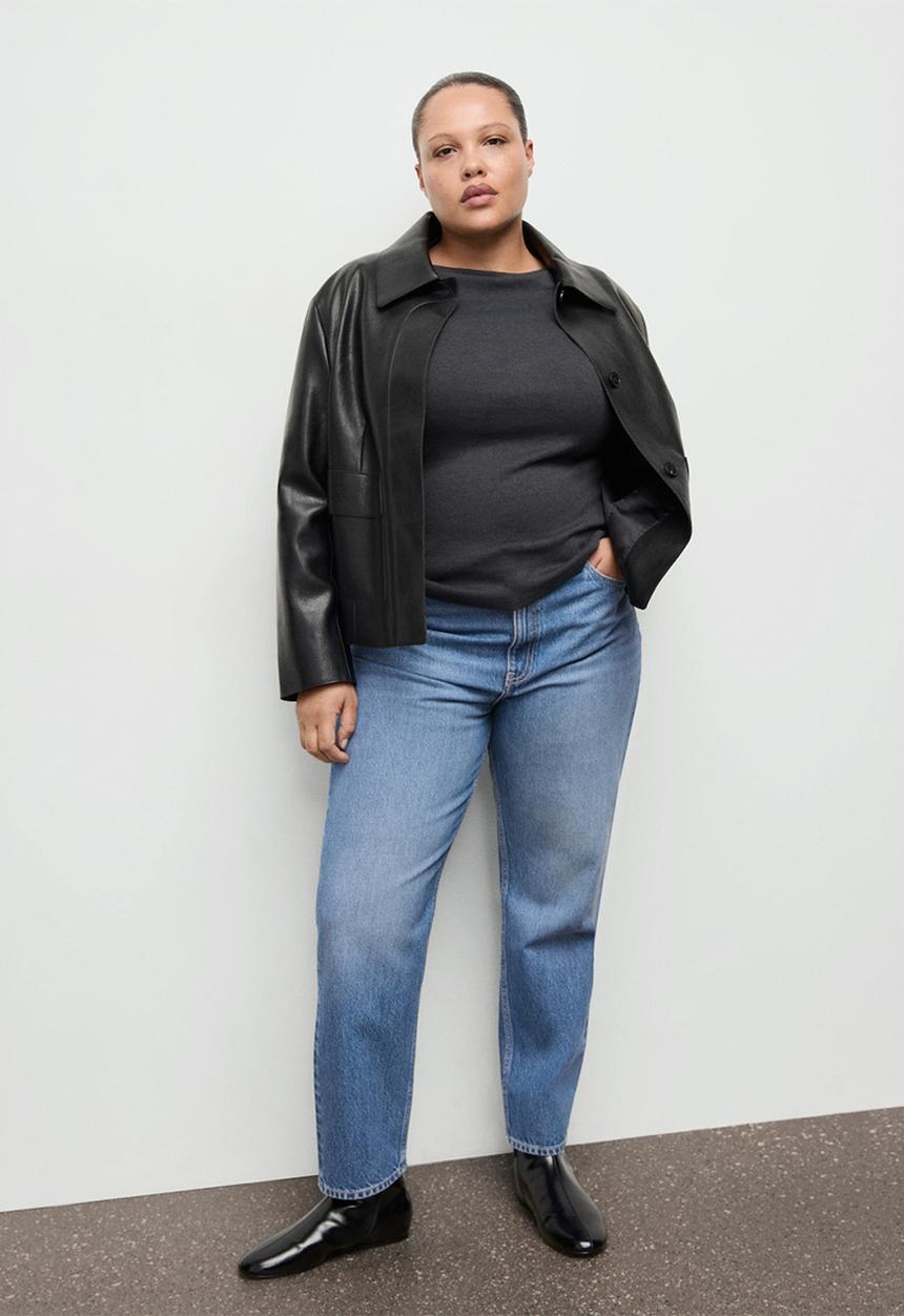 MANGO - Jeans mom2000 - open blue