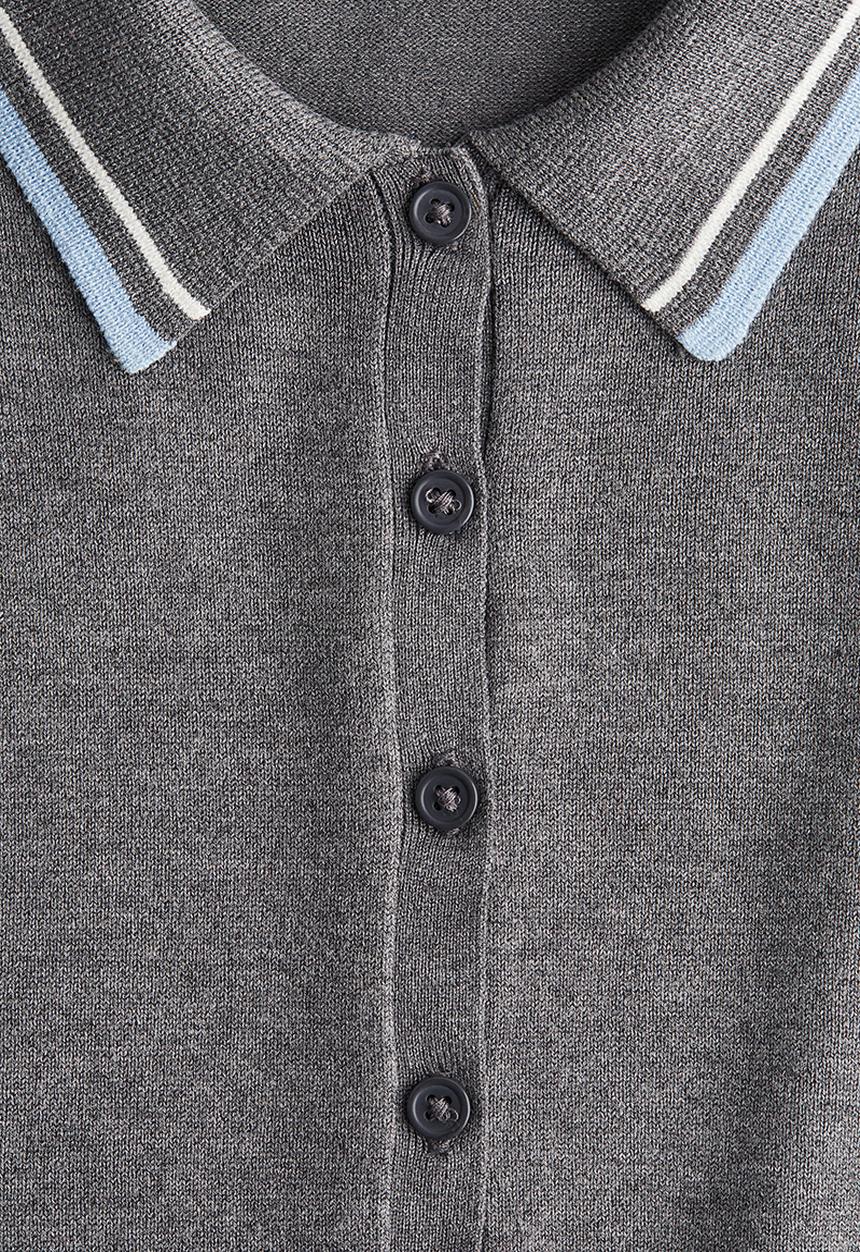 H&M - Short-sleeved cardigan - grey