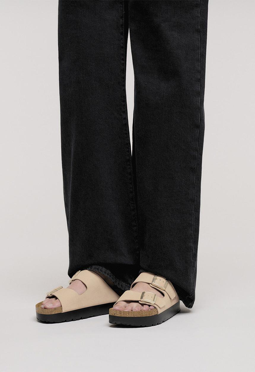 Birkenstock - Arizona pap flex platform  - sandcastle