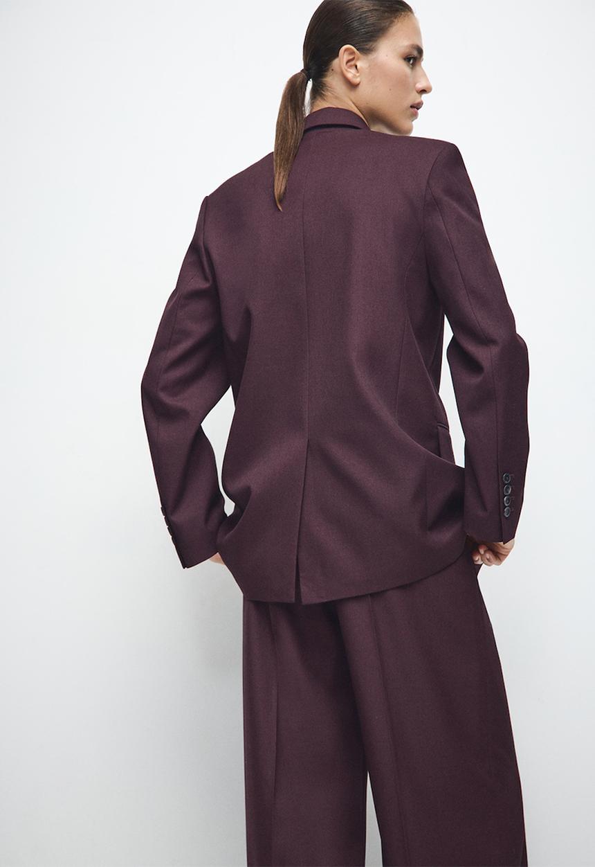 MANGO - Blazer hidra - dark red