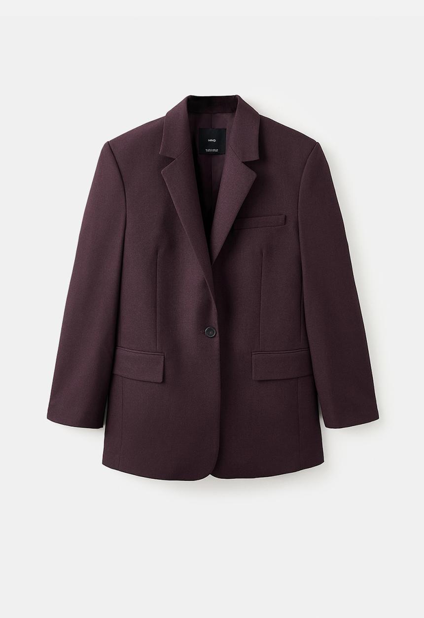 MANGO - Blazer hidra - dark red