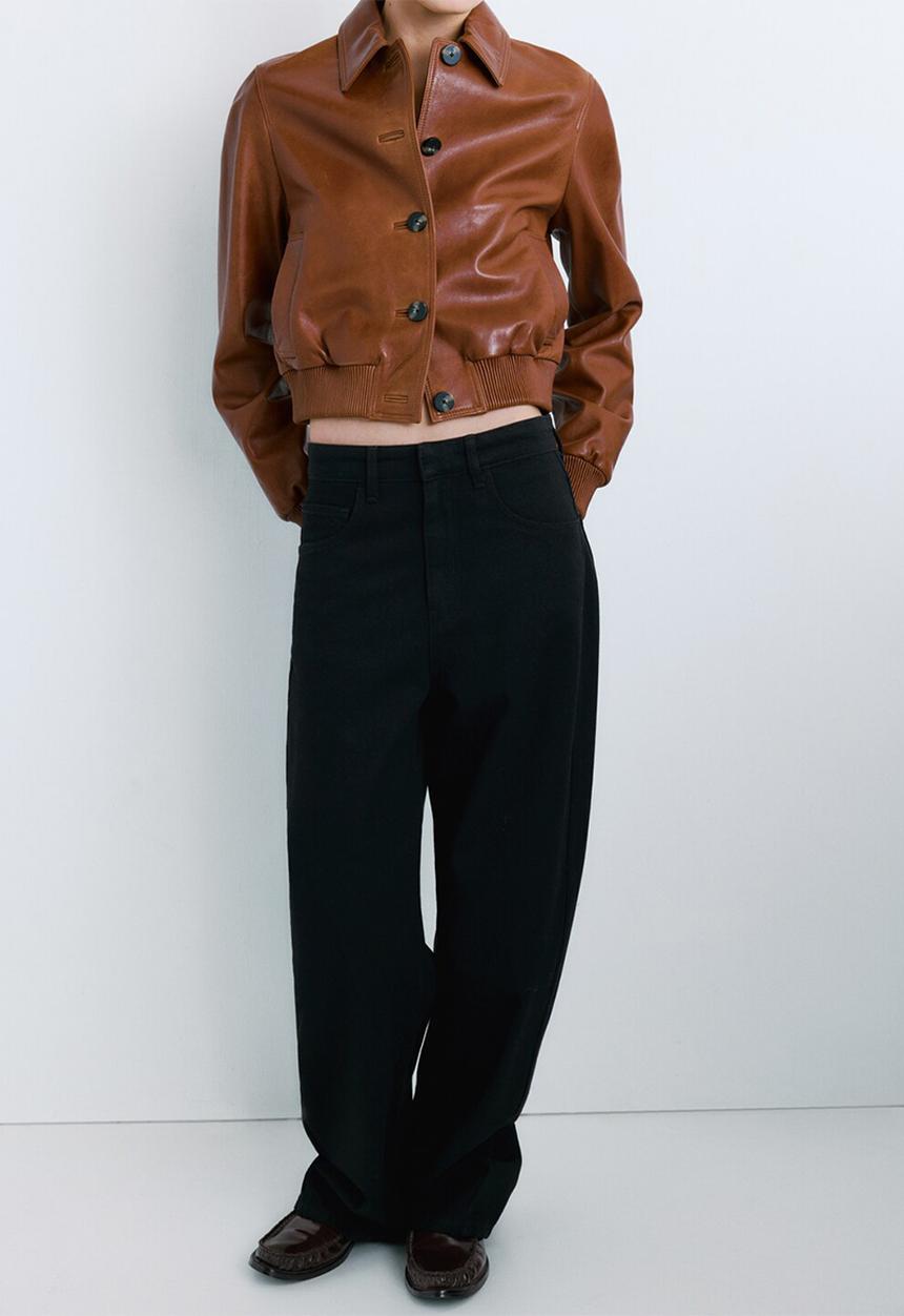 MANGO - Jeans carol - open gray