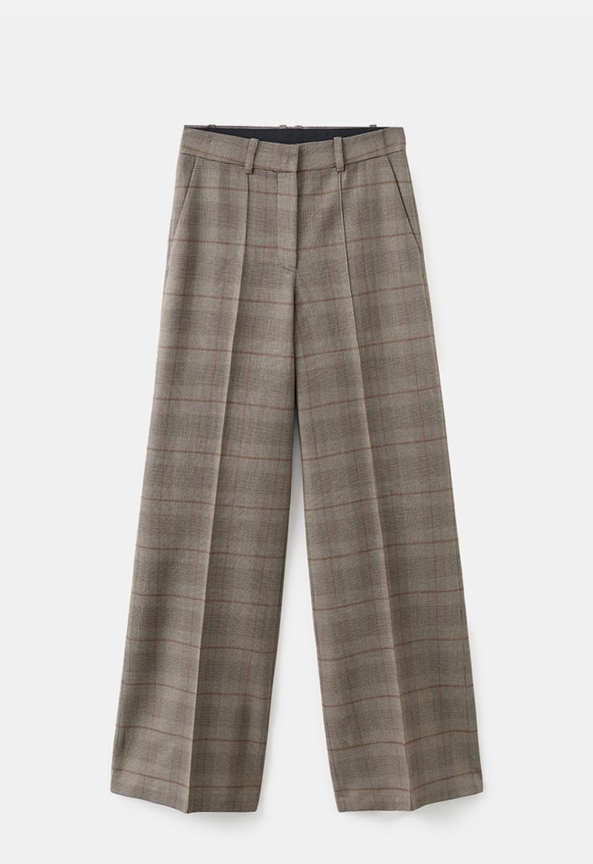 MANGO - Trousers monet - brown