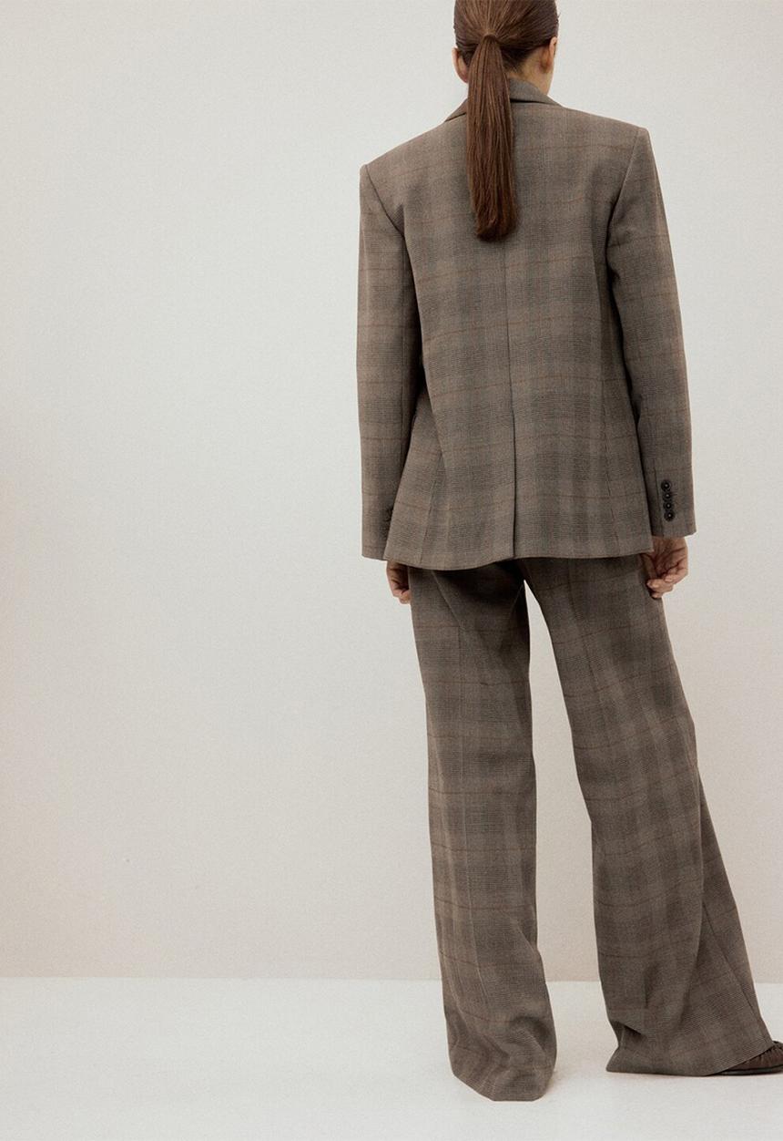 MANGO - Trousers monet - brown