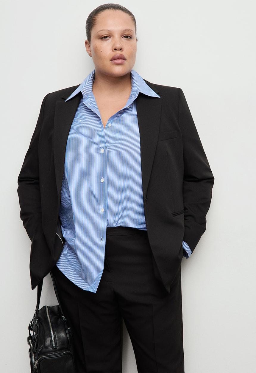 MANGO - Blazer boreal - black