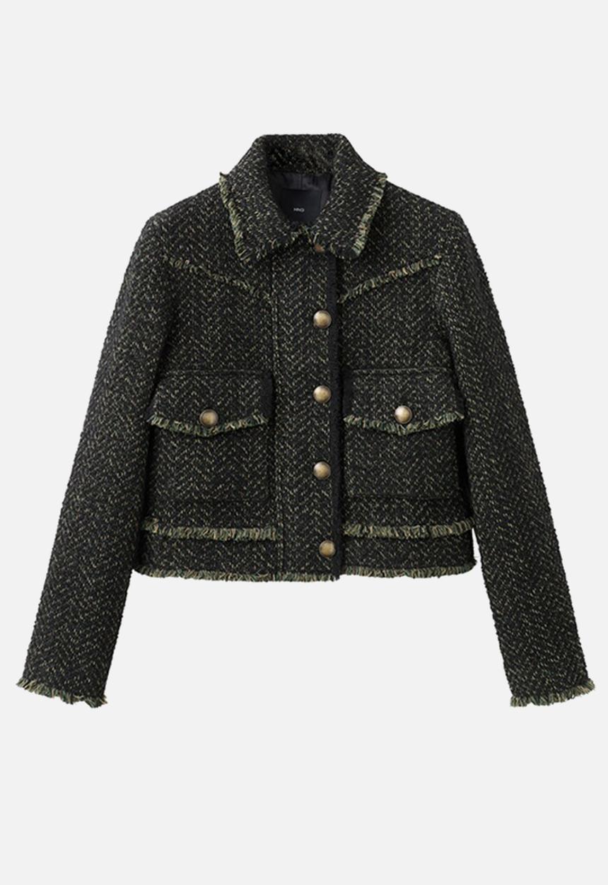 MANGO - Jacket chaketi - green