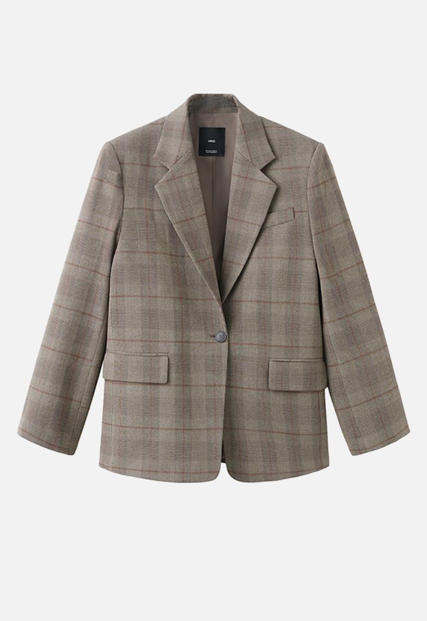 MANGO - Blazer monet - brown