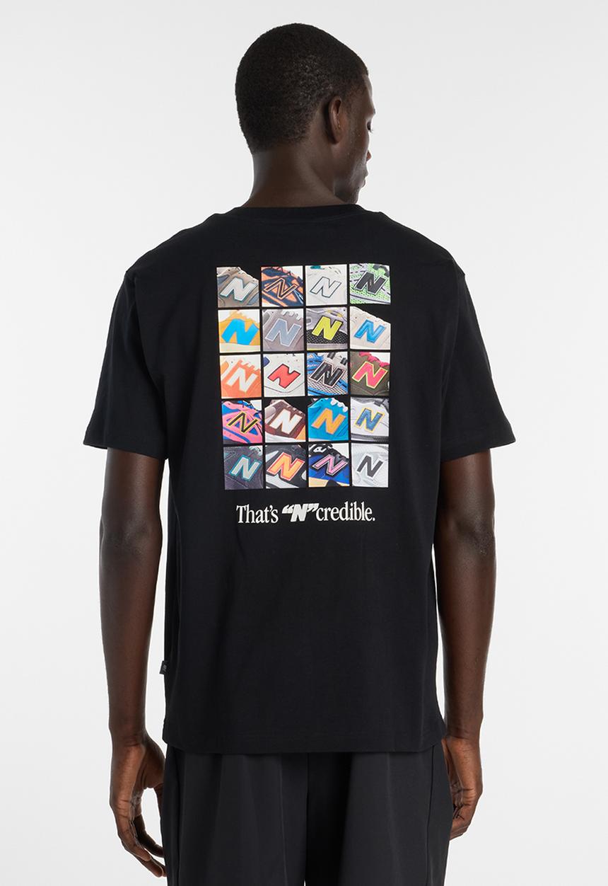 New Balance  - NB Athletics Celebrated Icons N Collage Tee - Black