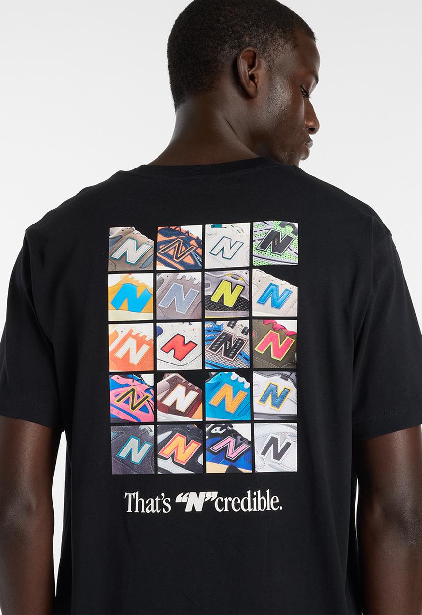 New Balance  - NB Athletics Celebrated Icons N Collage Tee - Black