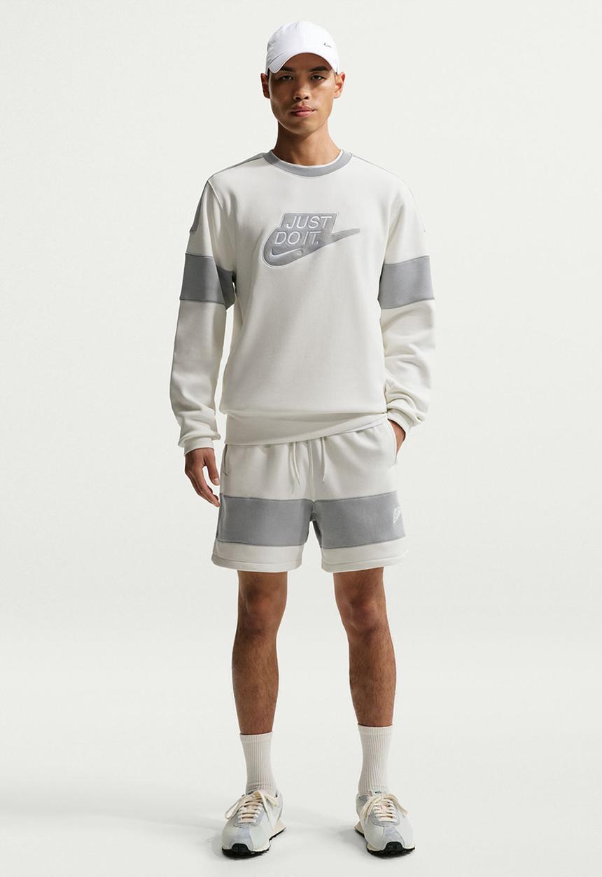 Nike - NSW Club BB JDI Shorts - Cream/Grey