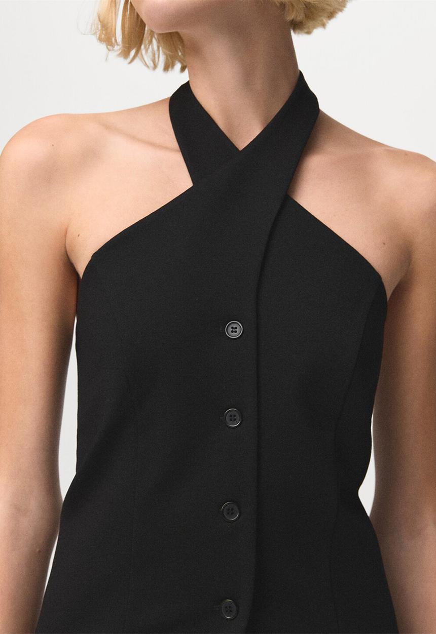 MANGO - Vest delfi - black
