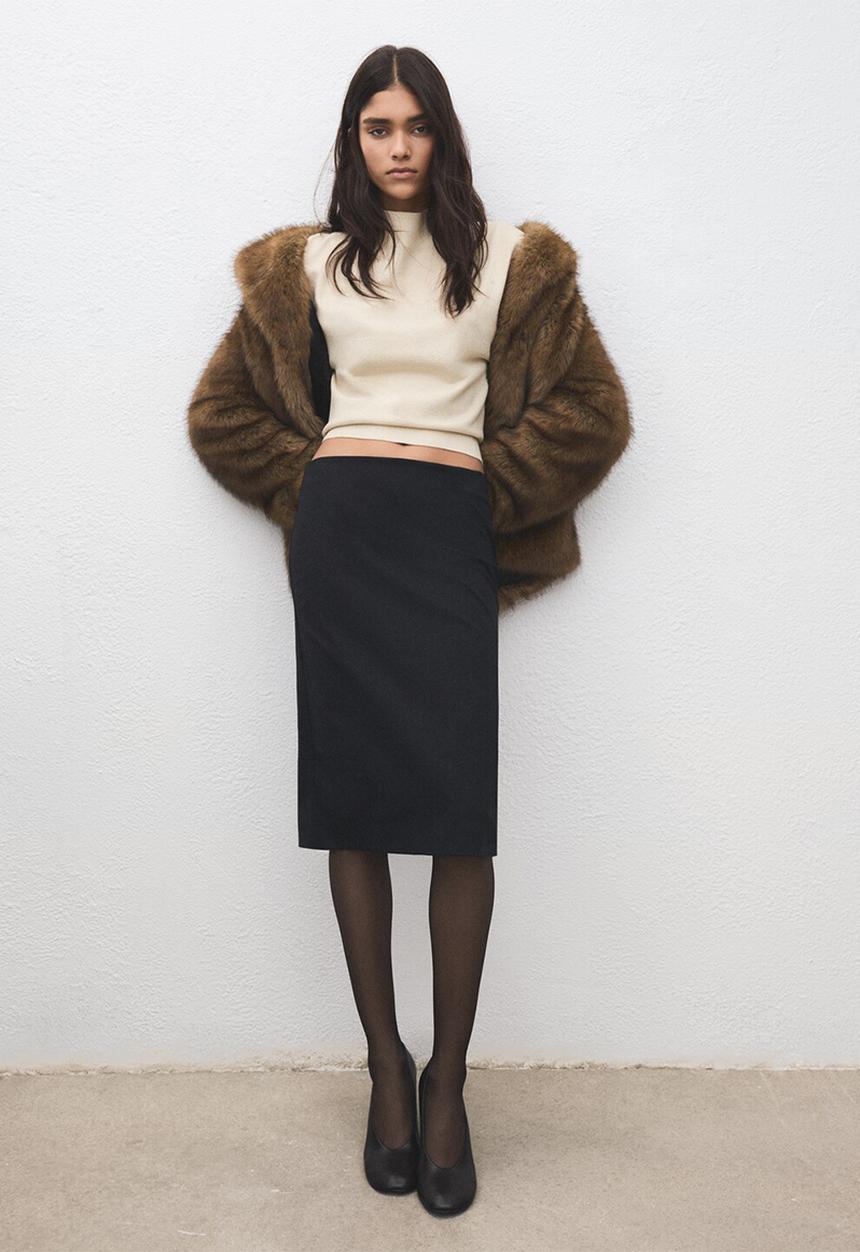 MANGO - Sweater monaco - gold