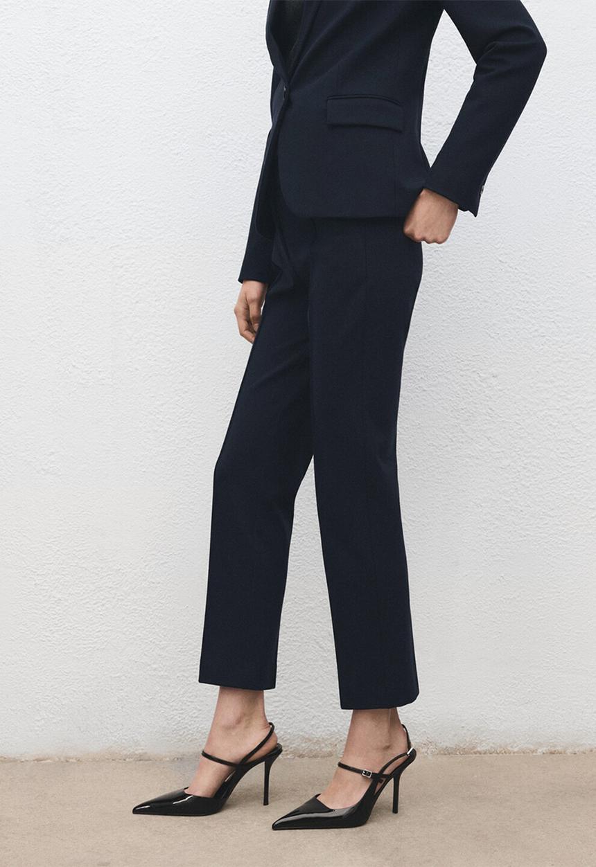 MANGO - Trousers paloma - navy