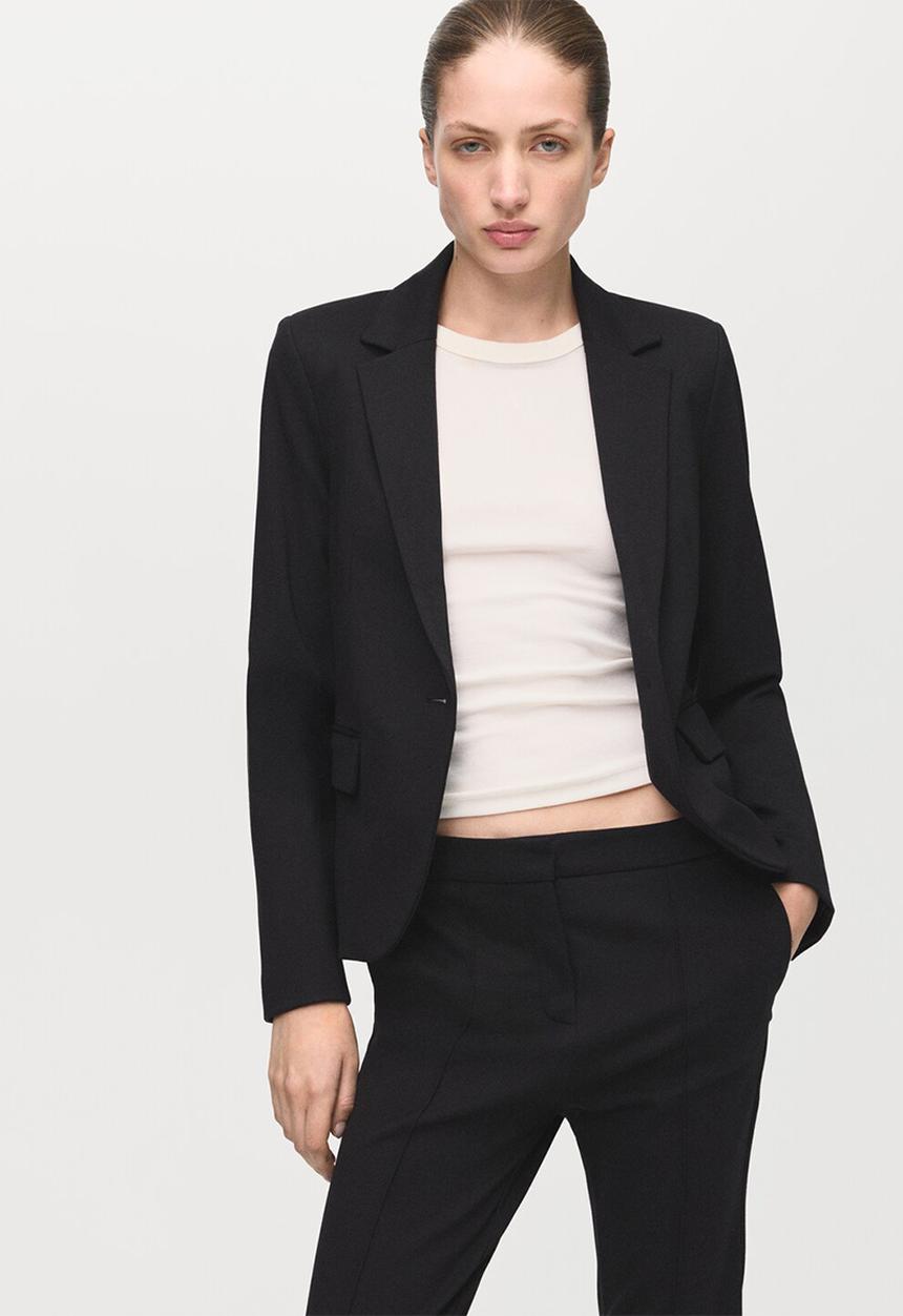 MANGO - Trousers paloma - black