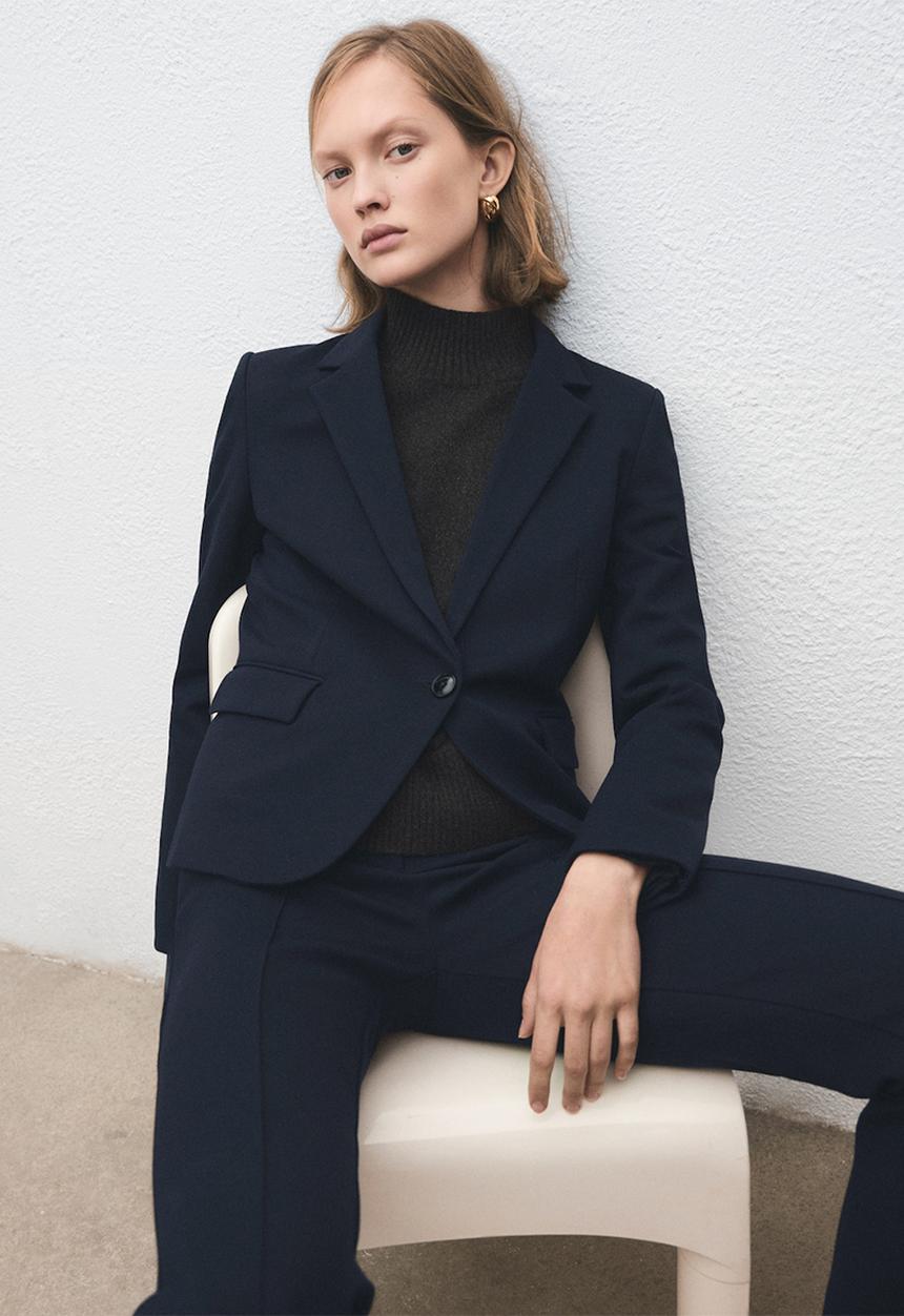 MANGO - Trousers paloma - navy
