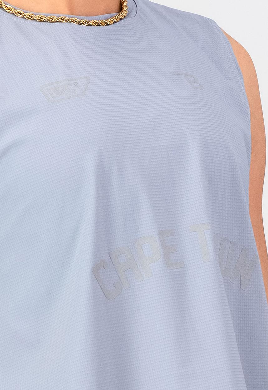 Burnt  - Aeroflow CPT Women's Race Tank - Grey