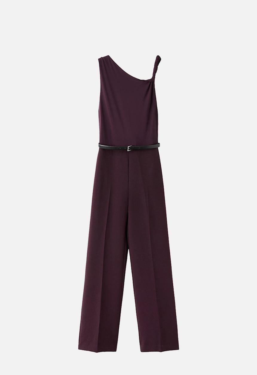 MANGO - Jumpsuit alicia - dark red