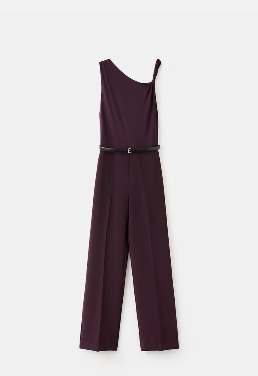 MANGO - Jumpsuit alicia - dark red