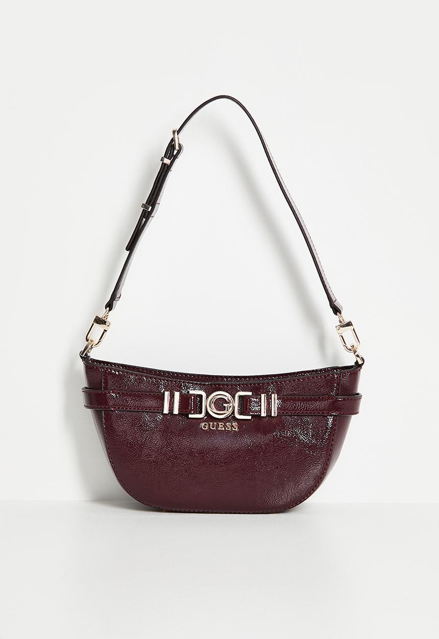 GUESS - Cirene shoulder bag - burgundy