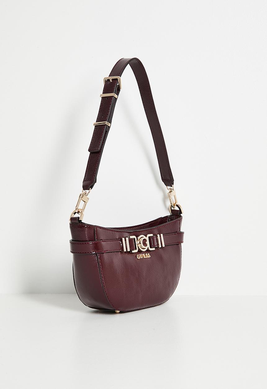 GUESS - Cirene shoulder bag - burgundy