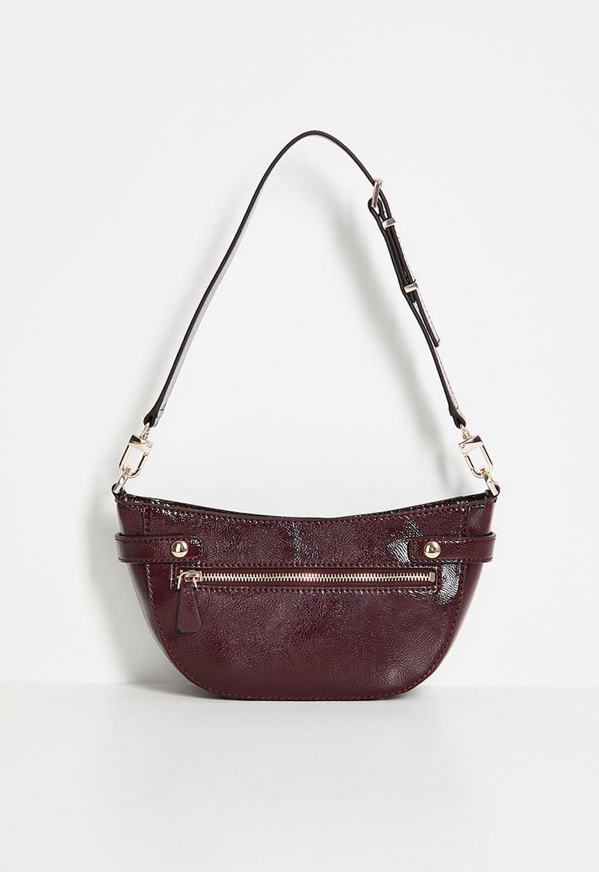 GUESS - Cirene shoulder bag - burgundy
