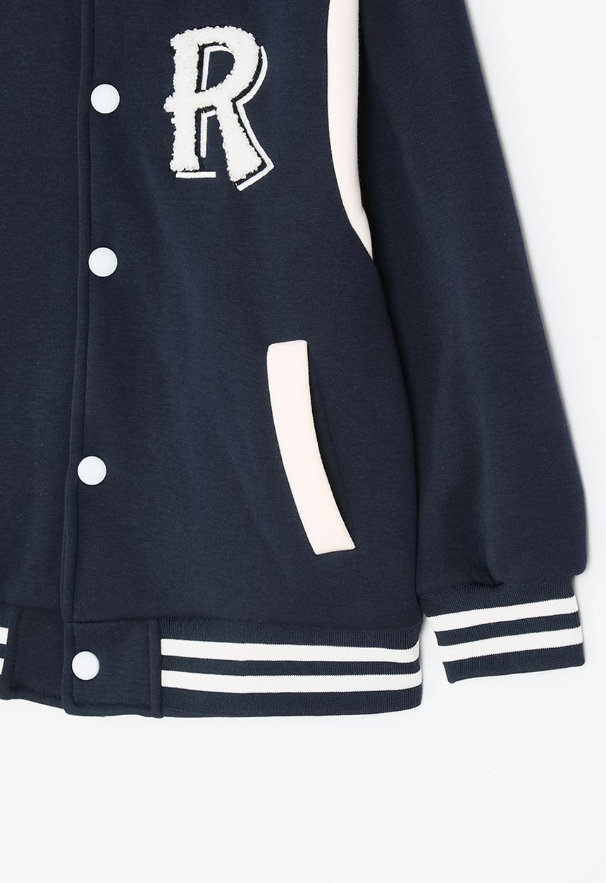 Pop Candy - Baseball jacket - black/white
