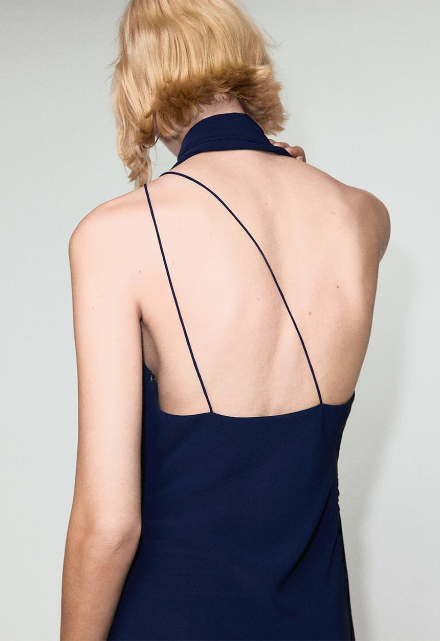 MANGO - Dress eva - dark blue