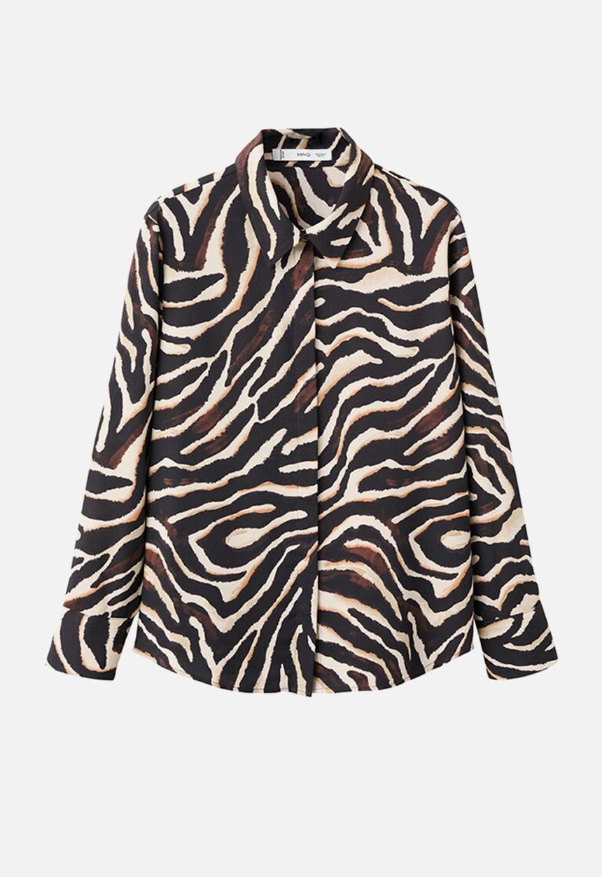 MANGO - Shirt basic - black