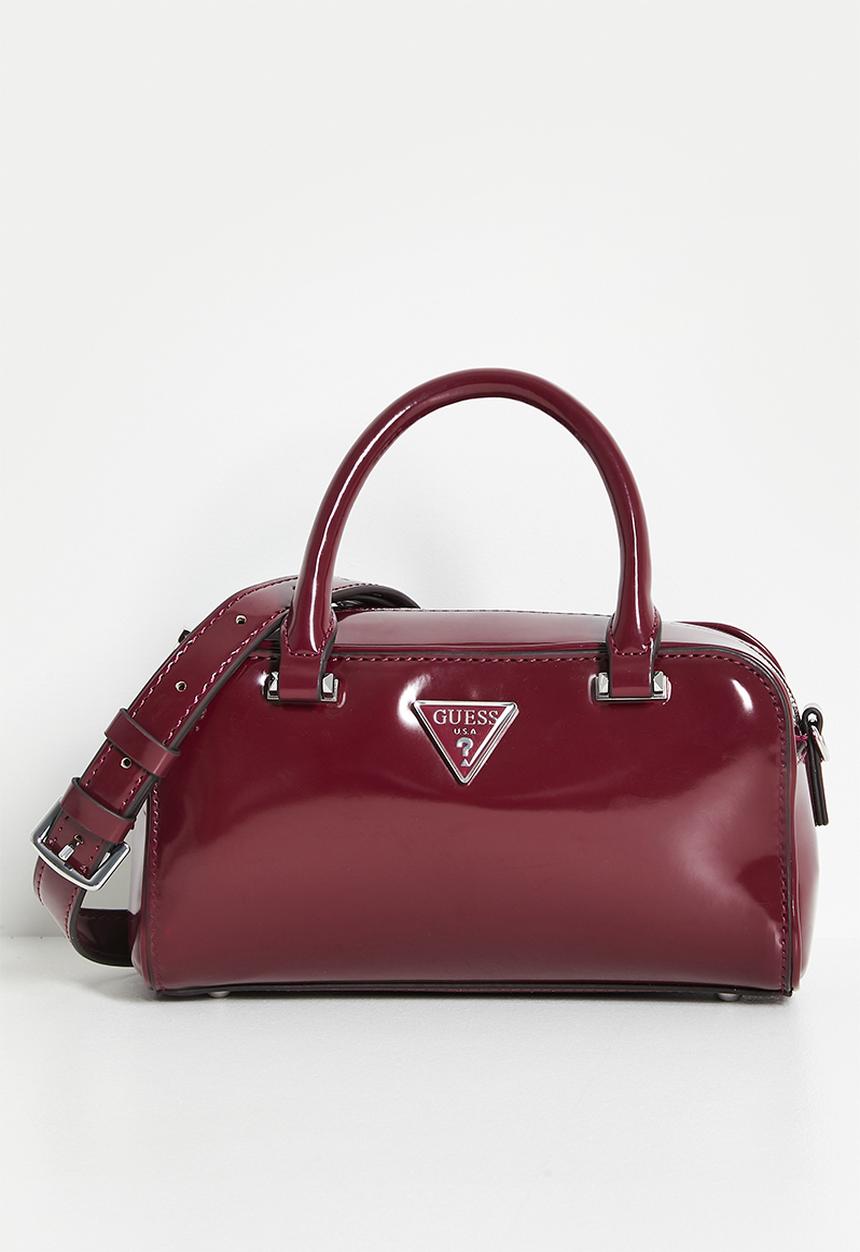 Arnela mini satchel bag - burgundy