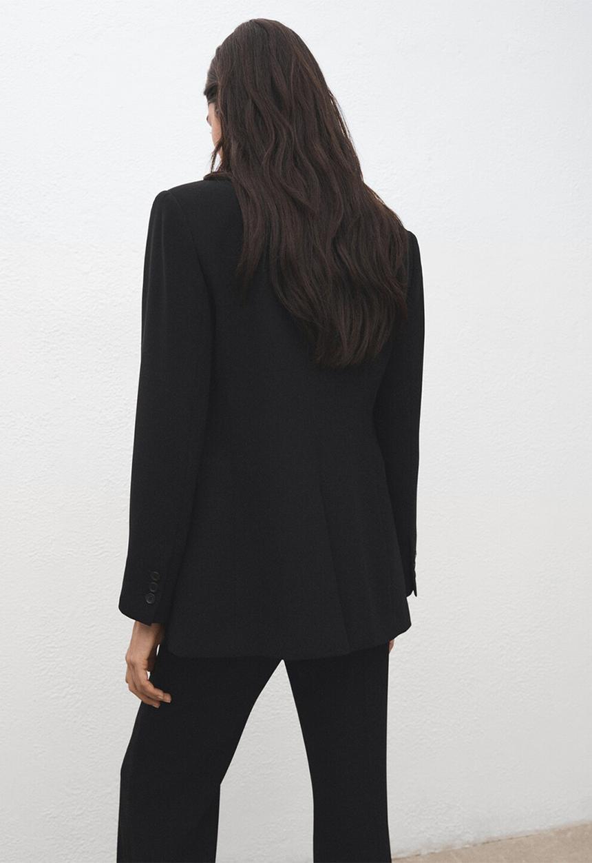 MANGO - Blazer iguana - black