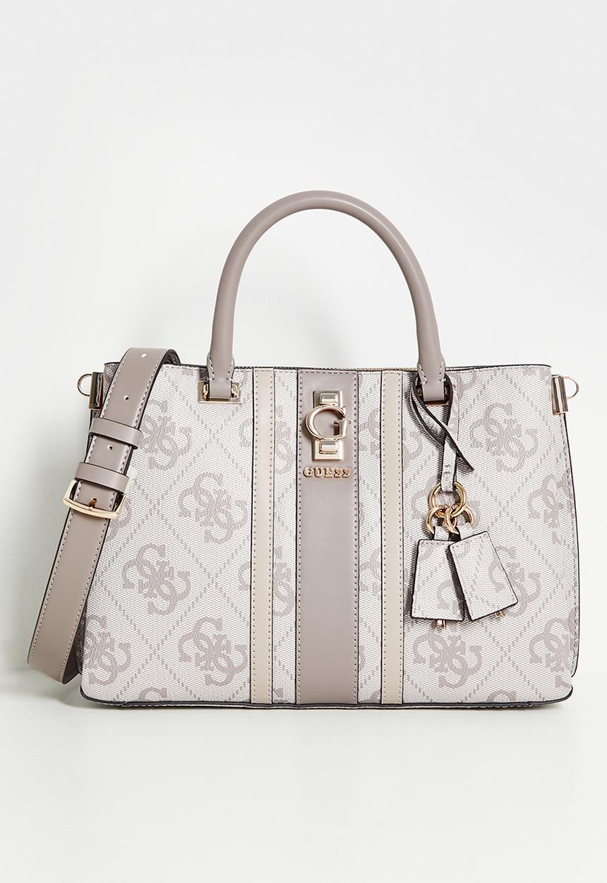 GUESS - Erenia girlfriend satchel tote bag - dove grey