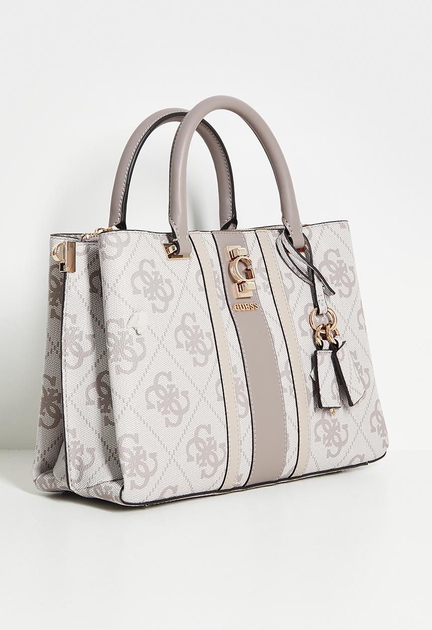 GUESS - Erenia girlfriend satchel tote bag - dove grey