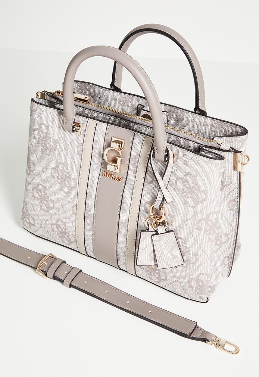 GUESS - Erenia girlfriend satchel tote bag - dove grey