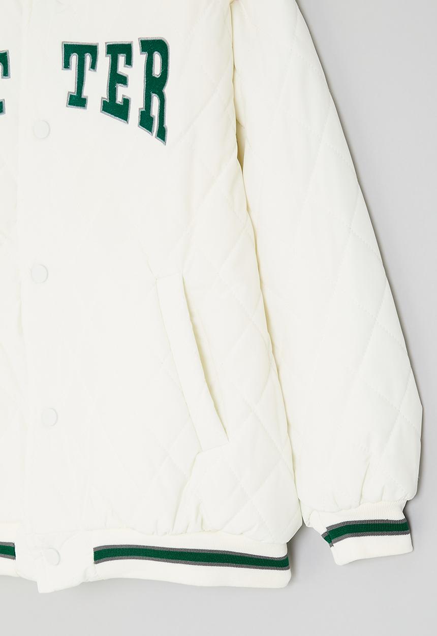 Pop Candy - Quilted jacket - white/green