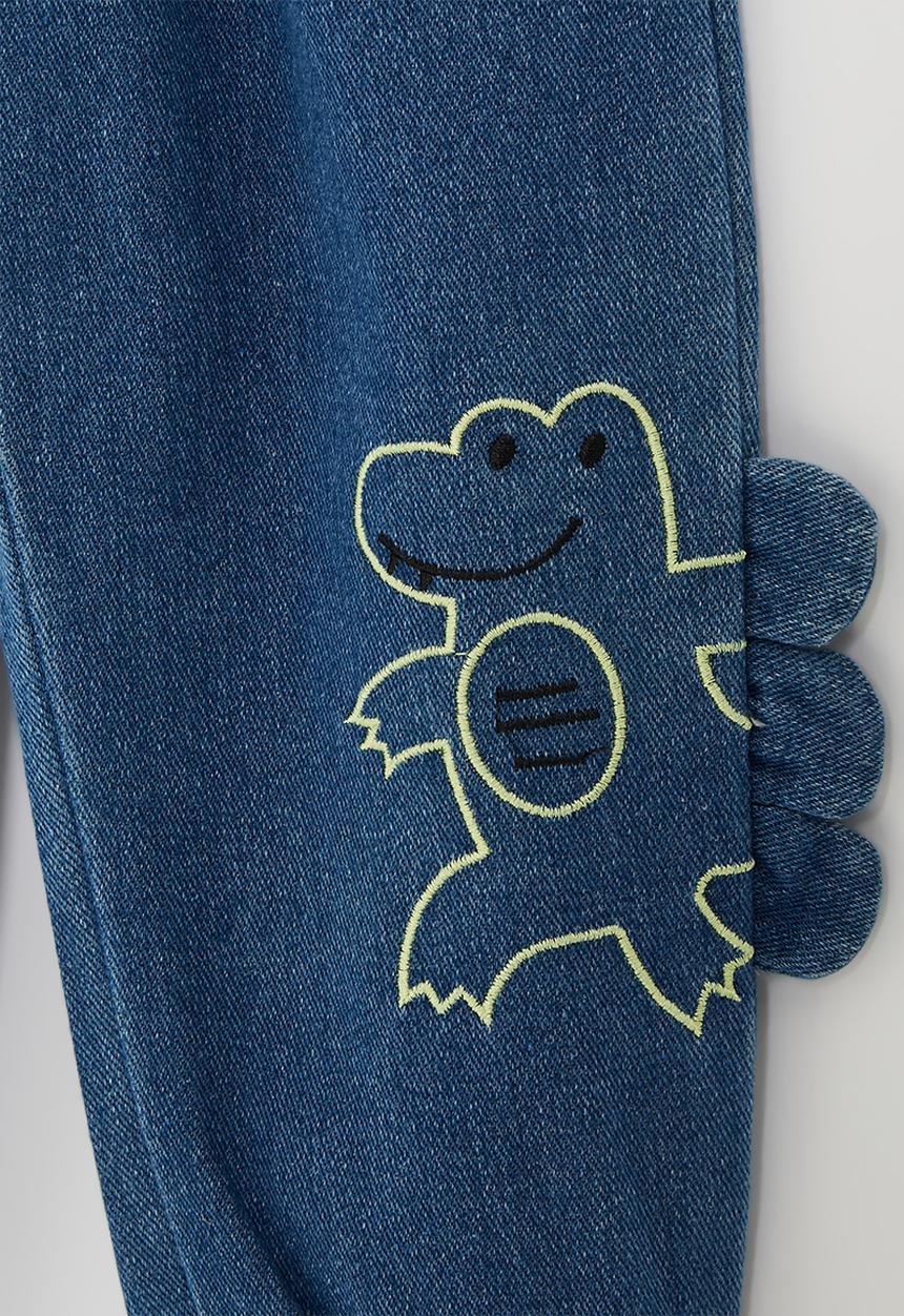 Pop Candy - Jogger-style dino jeans - blue