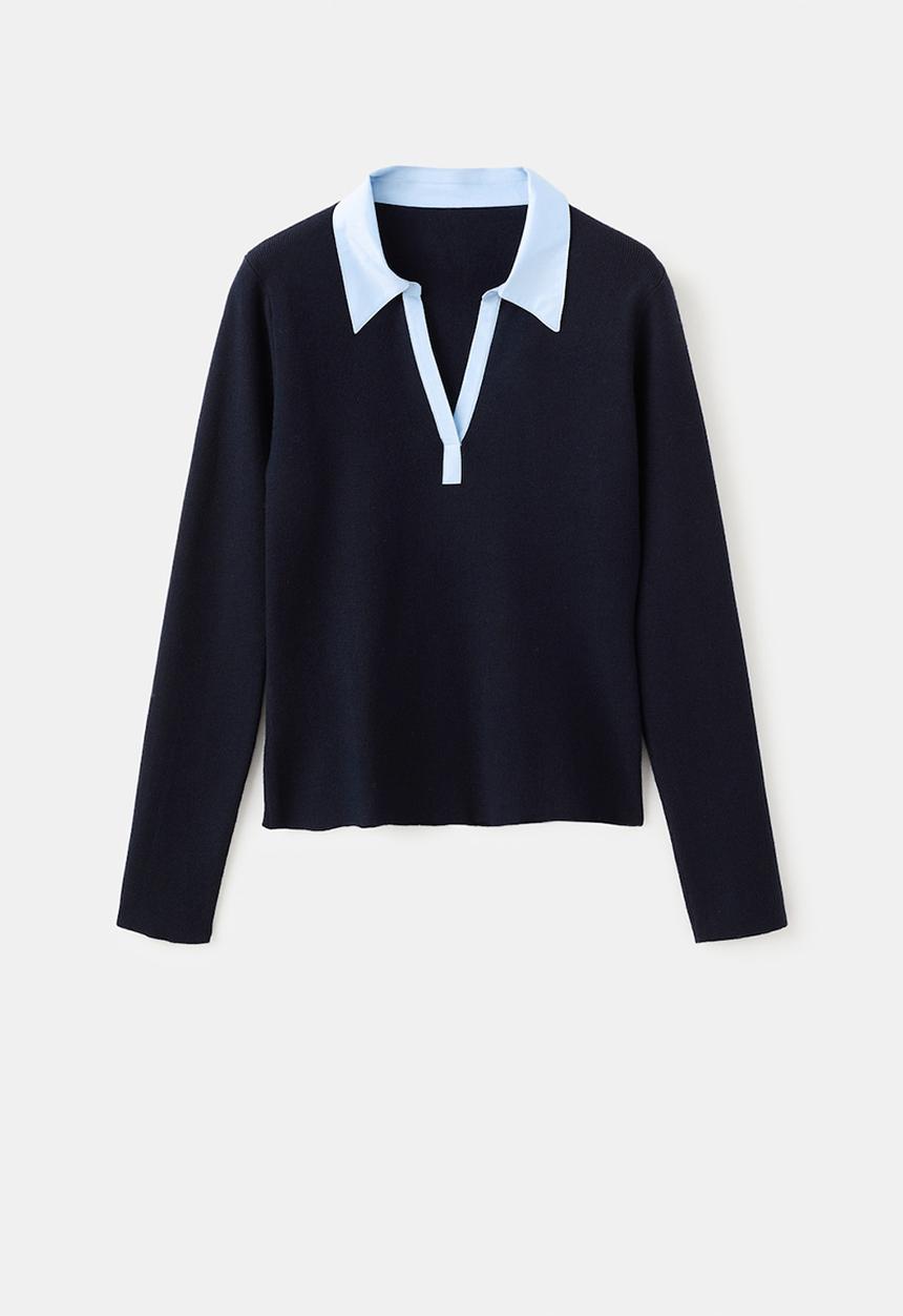 MANGO - Sweater mari - navy