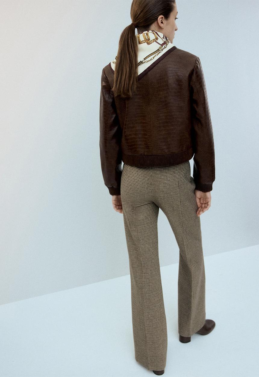 MANGO - Jacket dundee - brown