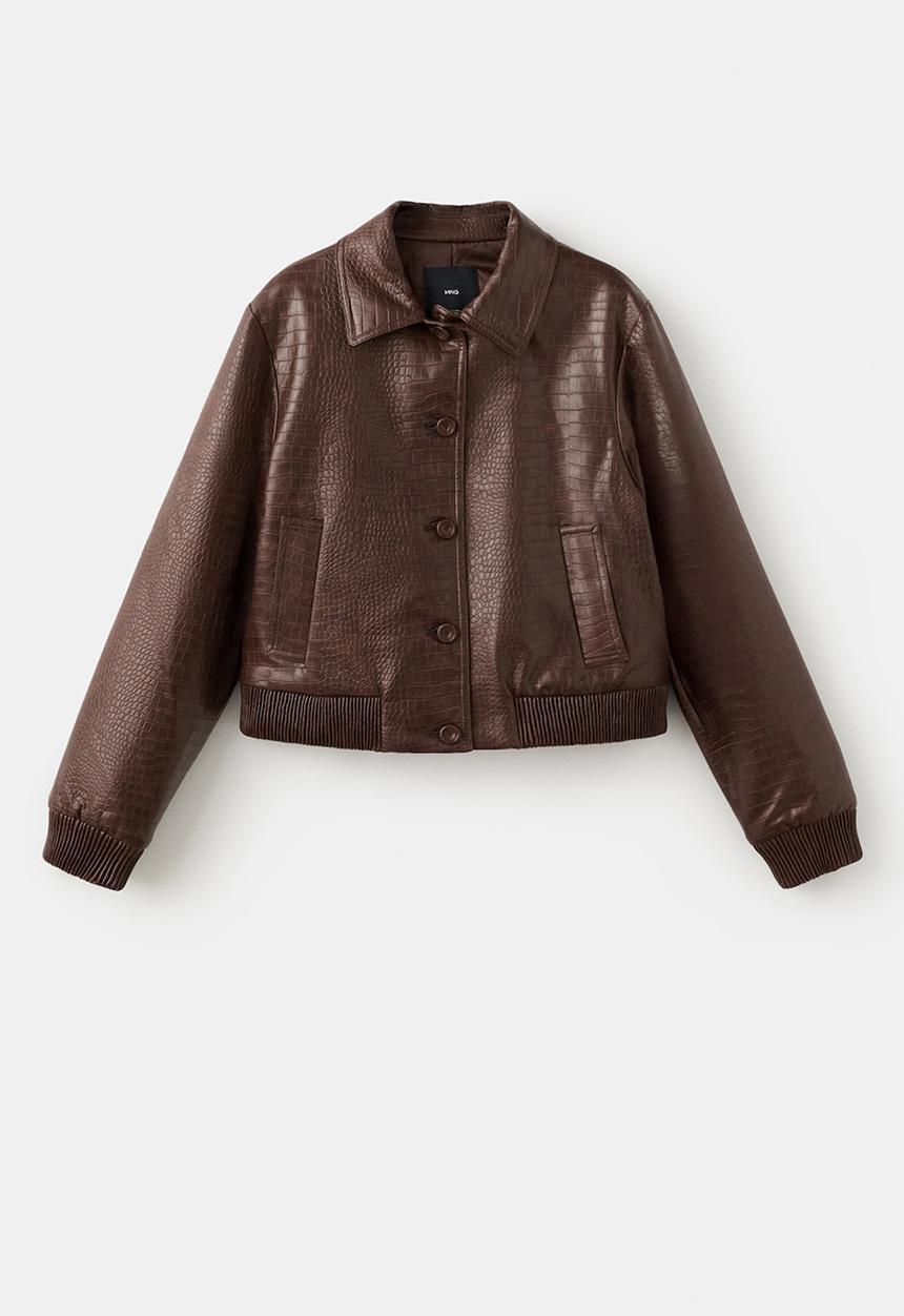 MANGO - Jacket dundee - brown