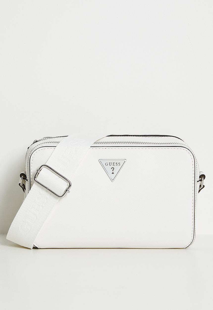 GUESS - Viviette mini zip crossbody bag - white