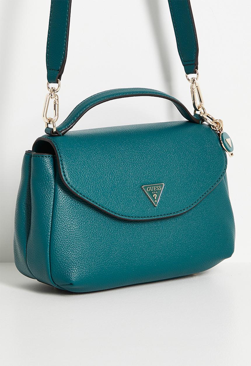 GUESS - Evie top handle flap- teal