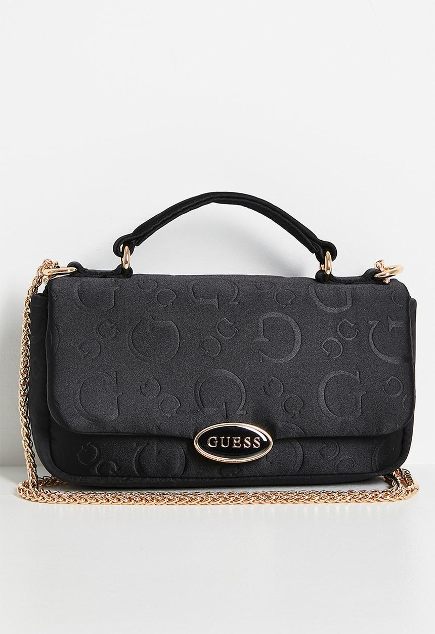 GUESS - Sunset top handle crossbody bag- black