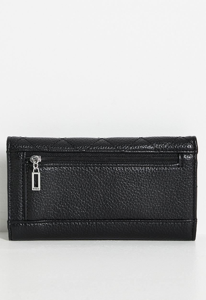 GUESS - Wester sling slim clutch bag- black