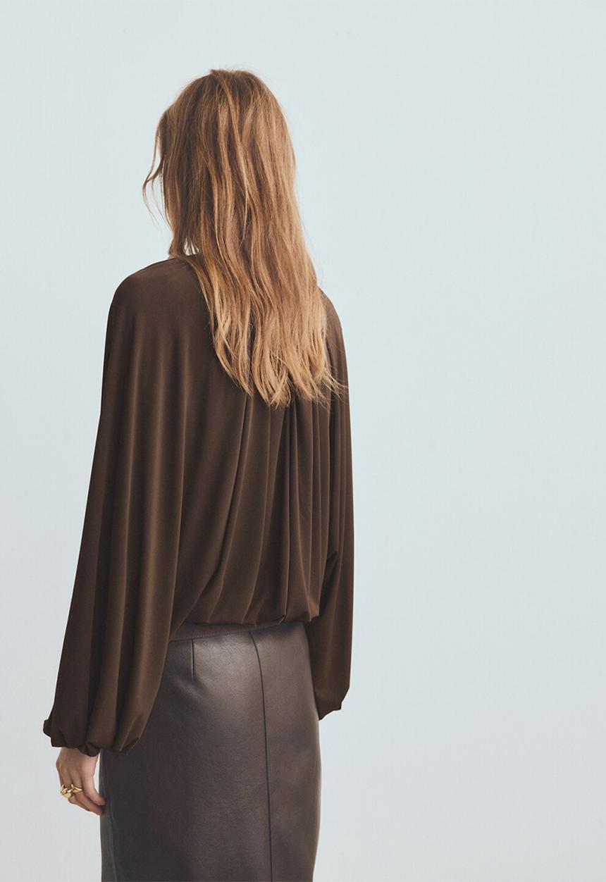 MANGO - Blouse gadea - brown