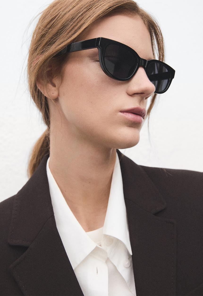 MANGO - Blazer bergen - dark brown
