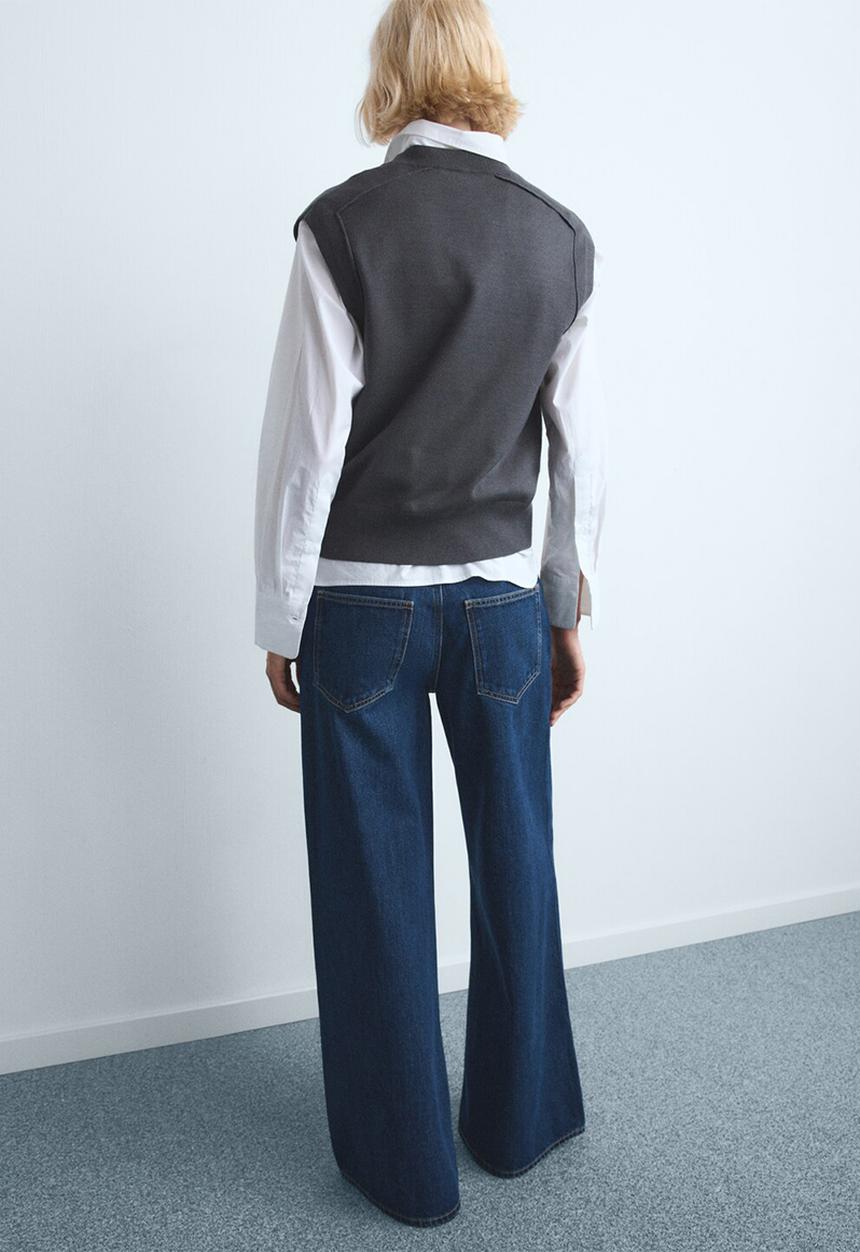MANGO - Jeans annie - open blue