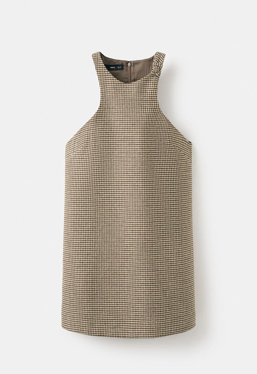 MANGO - Dress gina - medium brown