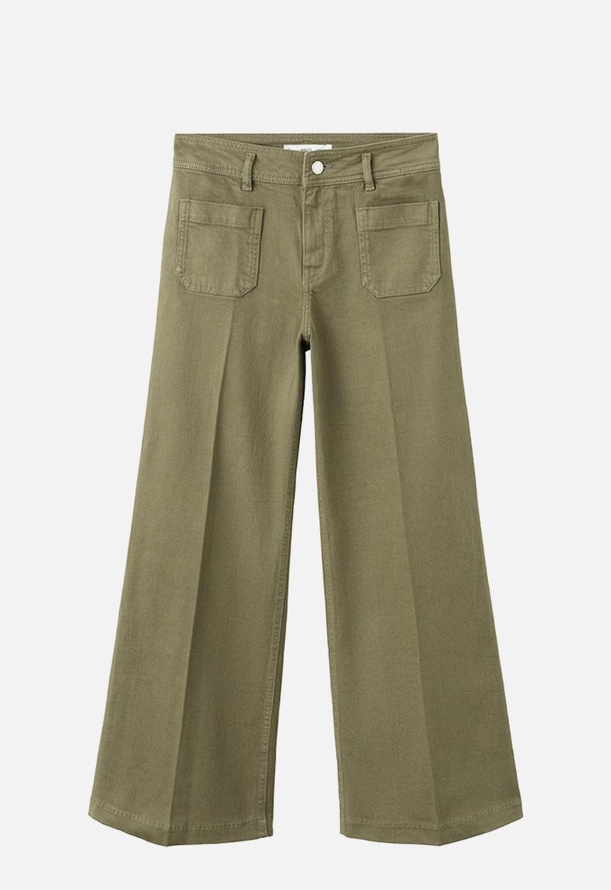 MANGO - Jeans jessie - khaki